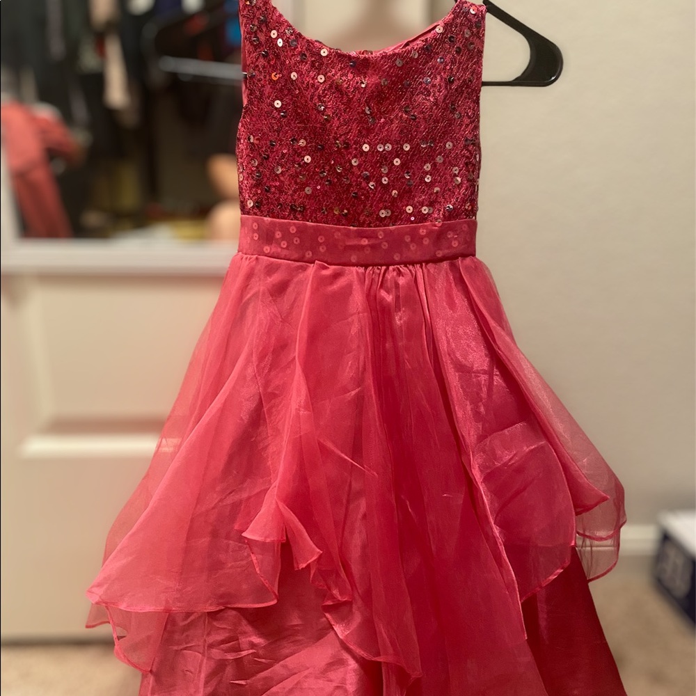 Pink girls dress size 7-8